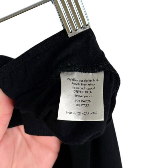 Eileen Fisher Slow Fashion Rayon Stretch Soft Comfort Wrap Waist Pants Large - Picture 9 of 13